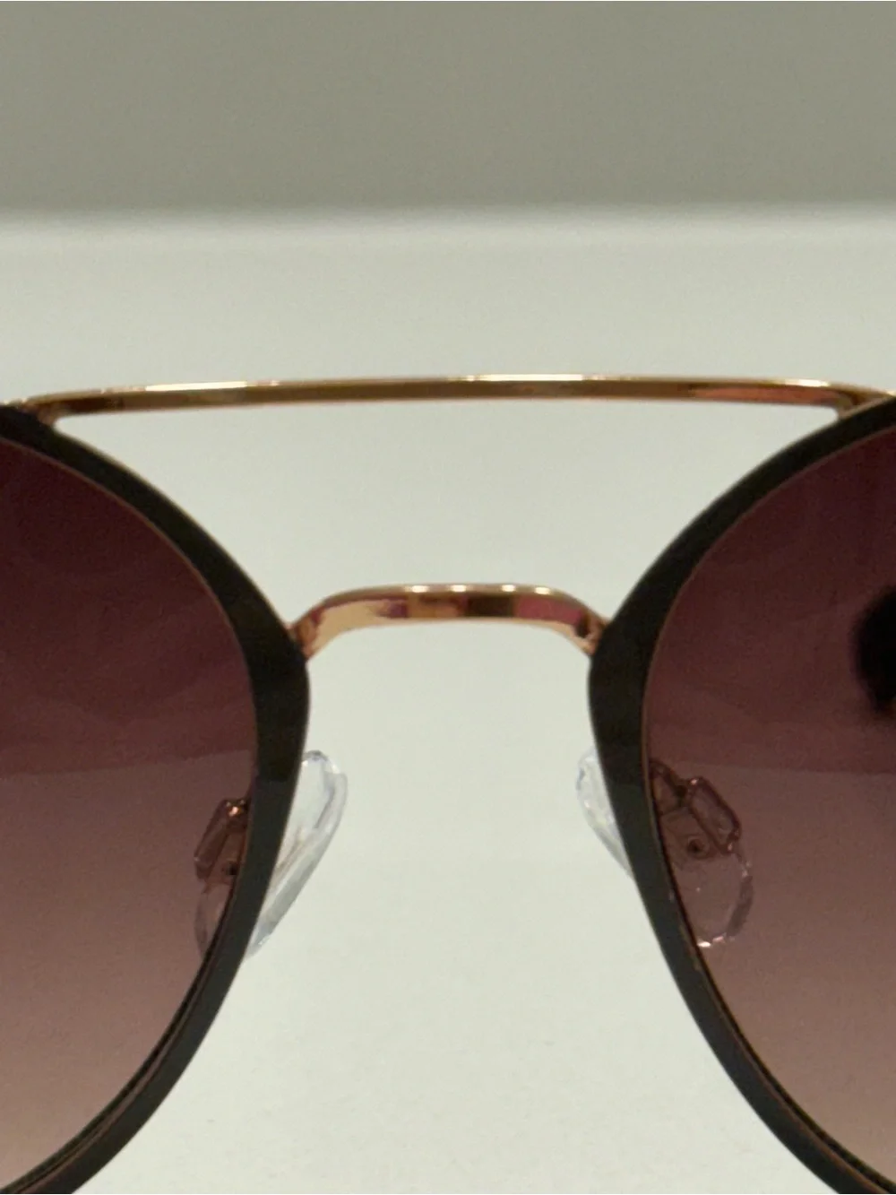 Jessica Simpson Round Sunglasses with BROWN Gradient Lenses NWT